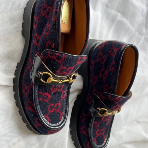 Mens wool Gucci boots. (US size 11) - Picture 2 of 4